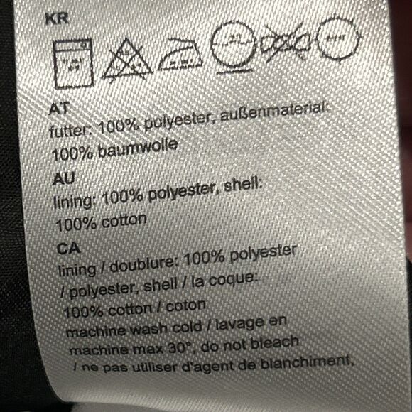 WESC Field Jacket Mens Small Cotton Black Stockholm Sweden Womens Medium Unisex - Picture 7 of 11